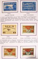1850-től Nagyon szép, sok ezer darabos magyar gyufacímke gyűjtemény, a kezdetektől napjainkig, 10 al...