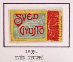 1850-től Nagyon szép, sok ezer darabos magyar gyufacímke gyűjtemény, a kezdetektől napjainkig, 10 al...