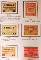 1850-től Nagyon szép, sok ezer darabos magyar gyufacímke gyűjtemény, a kezdetektől napjainkig, 10 al...