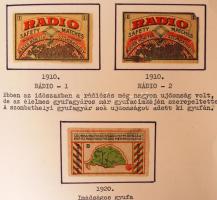 1850-től Nagyon szép, sok ezer darabos magyar gyufacímke gyűjtemény, a kezdetektől napjainkig, 10 al...