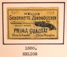 1850-től Nagyon szép, sok ezer darabos magyar gyufacímke gyűjtemény, a kezdetektől napjainkig, 10 al...