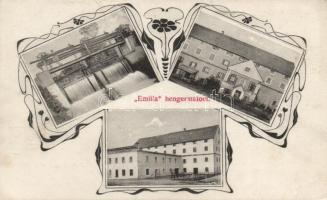 Vasvörösvár, Rotenturm an der Pinka; Emilia hengermalom / mill, Art Nouveau