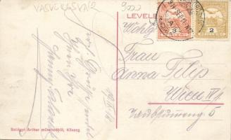 Vasvörösvár, Rotenturm an der Pinka; Emilia hengermalom / mill, Art Nouveau