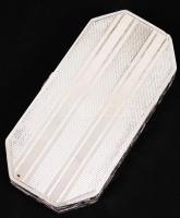 Ezüst (Ag.) szemfesték tartó, jelzett, mesterjeggyel, jó állapotban, / Silver make up holder with ha...