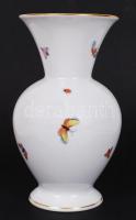 Herendi Rothschild mintás váza, kézzel festett, jelzett, hibátlan, m:20 cm