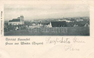 Sásony, Winden am See; church