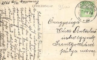 Vasdobra, Neuhaus am Klausenbach; church, school, rectory, Saller restaurant, Tábor castle, notary&#...