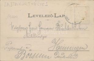 Lajtakörtvélyes, Pama; templom, posta és iskola, vasútállomás / church, post, school, railway statio...