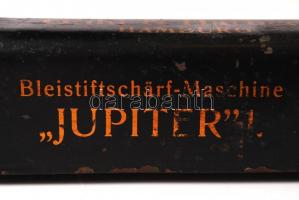 cca 1920-1930 Guhl&Harbeck Hamburg márkájú asztalra szerelhető ceruzahegyező gép, hiányos, nem m...