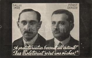 Sallai Imre és Fürst Sándor, a Magyar Kommunista Párt propagandalapja / Hungarian Communist propaganda