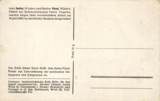 Sallai Imre és Fürst Sándor, a Magyar Kommunista Párt propagandalapja / Hungarian Communist propagan...