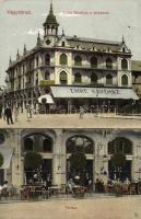 Nagyvárad, Emke kávéház, terasz, Sipos József kiadása / cafe, terrace