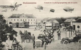 Dicsőszentmárton a jövőben / in the future, collage (EK)