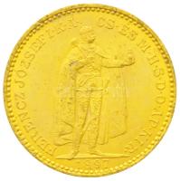 1897KB 20K Au "Ferenc József" Körmöcbánya (6.79g/0.900) T:2- Hungary 1897KB 20 Korona Au "Franz Joseph" Kremnitz (6.79g/0.900) C:VF Huszár: 2198., Adamo K9