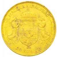 1897KB 20K Au "Ferenc József" Körmöcbánya (6.79g/0.900) T:2-
Hungary 1897KB 20 Korona Au &...