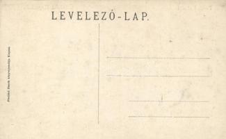 Budapest XIX. Kispest, Fő utca, Kozma Lajos mészárosüzlete; kiadja Fischhof Henrik könyvnyomdája