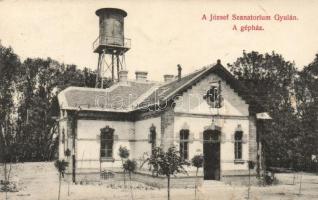Gyula, József szanatórium, gépház