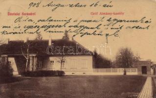 Sarkad, Gróf Almássy-kastély