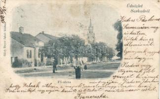 Sarkad, Fő utca; Idősb Bleyer Jakab kiadása (EK)