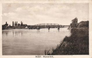 Makó, Maros híd; Kovács Sándor papírkereskedő kiadása