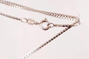 Achát függő ezüst (Ag) láncon (4,4 g), jelzett /
agate pendant with silver chain