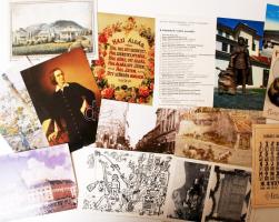 19 db reklám és képeslap