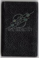 1935 Tárcanaptár bőrkötésben, aranyozott lapszélekkel