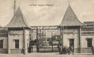 Ózd vasgyár főkapuja (fl)