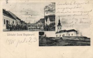 Dunabogdány üzlet, templom (fl)