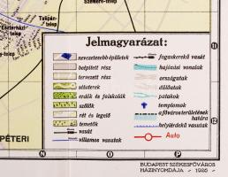 1926 La Capitale Budapest, Haupt- und Residenzstadt, Budapest Székesfőváros Házinyomdája, 60x50 cm