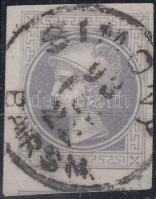 Newspaper stamp with nice margins "SIMONY / BARS M.", Hírlapbélyeg jó / szép szélekkel "SIMONY / BARS M."