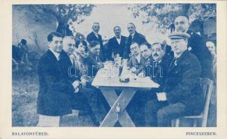 Balatonfüred, Pinceszeren, Klebelsberg Kuno és asztaltársasága (EK)