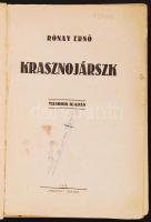 Rónay Ernő: Krasznojárszk. Második Kiadás. Nagyvárad, 1939, "Grafica" Oradea. Papírkötés, ...