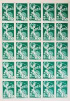 1933 Jamboree levélzáró kisív / Jamboree label sheet of 25