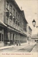 Budapest IX. Knézits utca 7. Szent Margit Intézet (fl)
