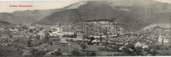 Aranyosbánya, Offenbánya; panoramacard (EK)