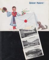 Makó, folklore, leporellocard s: Klaudinyi