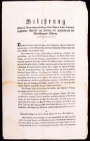 1809 Német nyelvű ismertető a veszettség kezeléséről embereknél és állatoknál, 5p.