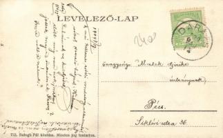 Dunaszekcső Balogh Pál fűszerkereskedése, posta; Balogh Pál kiadása (fl)