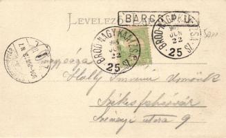 Barcs Piac tér, Dorner S. kereskedése; Skribanek Géza kiadása