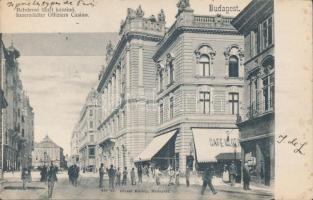 Budapest V. Belvárosi tiszti kaszinó a Café Klotilddal, Divald (EK)