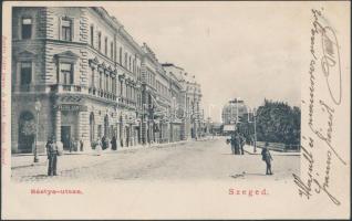 Szeged Bástya utca, Ifj. Vajda Sámuel üzlete; Bartos Lipót kiadása