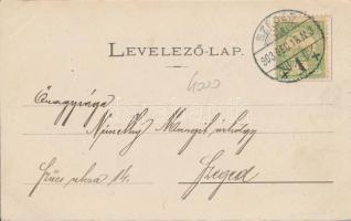 Szeged Bástya utca, Ifj. Vajda Sámuel üzlete; Bartos Lipót kiadása