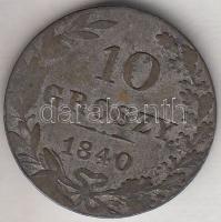 Lengyelország 1840. 10G Ag T:3 Poland 1840. 10 Groszy Ag C:F Krause C#113a