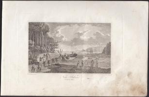 cca 1800 3 db rézmetszet (Sydney, Hobart Town, New Ireland), 14x8 cm