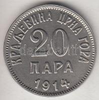 Montenegro 1914. 20P T:1 Montenegro 1914. 20 Para C:UNC Krause KM#19