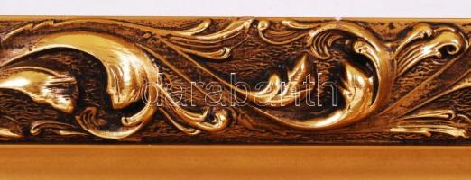 Olvashatatlan jelzéssel: Barokk csendélet. Olaj, vászon, újszerű keretben, 60×50 cm