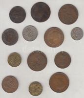 Nagy-Britannia 1875-1967. 13db vegyes fémpénz T:vegyes Great Britain 1875-1967. 13pcs of mixed coins C:mixed