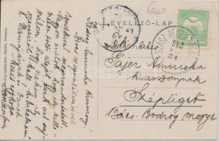 Maroshévíz Slamovits Sámuel vegyeskereskedése, vasútállomás, posta, Maros szálloda / shop, railway s...