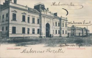 Losonc, Tüzérségi laktanya, Redlinger Ignác kiadása / artillery barracks (EK)